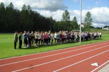 Mistrzostwa Gminy Linia w czwórboju lekkoatletycznym szkół podstawowych i gimnazjalnych 14-15.06.2012r.
