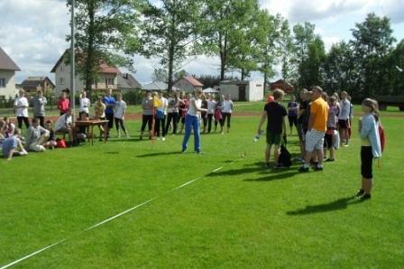 Mistrzostwa Gminy Linia w czwórboju lekkoatletycznym szkół podstawowych i gimnazjalnych 14-15.06.2012r.