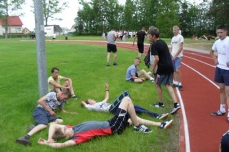 Mistrzostwa Gminy Linia w czwórboju lekkoatletycznym szkół podstawowych i gimnazjalnych 14-15.06.2012r.