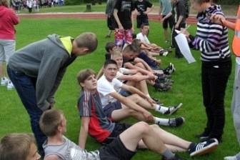 Mistrzostwa Gminy Linia w czwórboju lekkoatletycznym szkół podstawowych i gimnazjalnych 14-15.06.2012r.