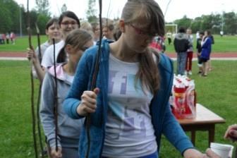 Mistrzostwa Gminy Linia w czwórboju lekkoatletycznym szkół podstawowych i gimnazjalnych 14-15.06.2012r.
