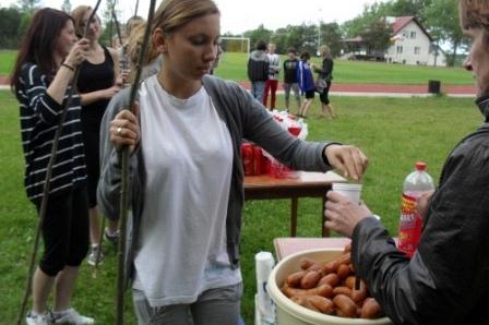Mistrzostwa Gminy Linia w czwórboju lekkoatletycznym szkół podstawowych i gimnazjalnych 14-15.06.2012r.