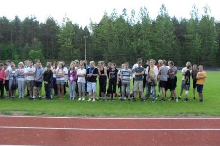 Mistrzostwa Gminy Linia w czwórboju lekkoatletycznym szkół podstawowych i gimnazjalnych 14-15.06.2012r.
