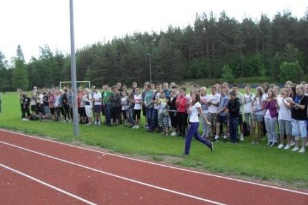 Mistrzostwa Gminy Linia w czwórboju lekkoatletycznym szkół podstawowych i gimnazjalnych 14-15.06.2012r.