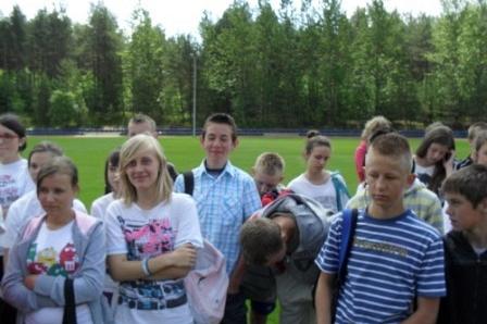 Mistrzostwa Gminy Linia w czwórboju lekkoatletycznym szkół podstawowych i gimnazjalnych 14-15.06.2012r.