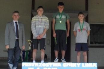 Mistrzostwa Gminy Linia w czwórboju lekkoatletycznym szkół podstawowych i gimnazjalnych 14-15.06.2012r.