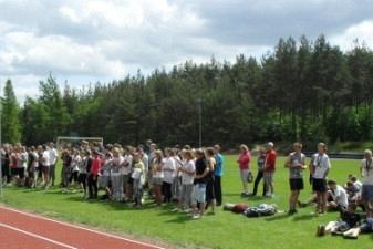 Mistrzostwa Gminy Linia w czwórboju lekkoatletycznym szkół podstawowych i gimnazjalnych 14-15.06.2012r.