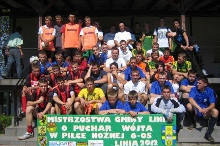 X Mistrzostwa w Piłkę Nożną o Puchar Wójta Gminy Linia 19.08.2012r.