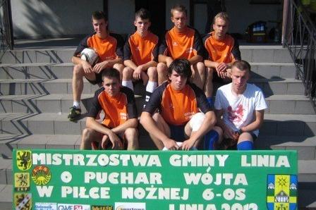 X Mistrzostwa w Piłkę Nożną o Puchar Wójta Gminy Linia 19.08.2012r.