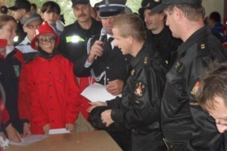 Powiatowe zawody sportowo - pożarnicze MDP w Lini 15.09.2012r.