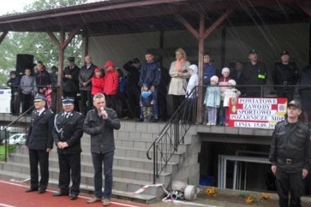 Powiatowe zawody sportowo - pożarnicze MDP w Lini 15.09.2012r.