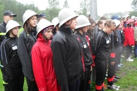 Powiatowe zawody sportowo - pożarnicze MDP w Lini 15.09.2012r.