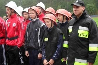 Powiatowe zawody sportowo - pożarnicze MDP w Lini 15.09.2012r.