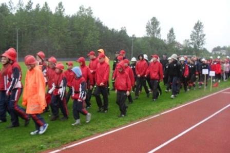 Powiatowe zawody sportowo - pożarnicze MDP w Lini 15.09.2012r.