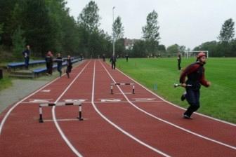 Powiatowe zawody sportowo - pożarnicze MDP w Lini 15.09.2012r.