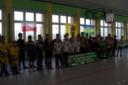 Mistrzostwa Powiatu Wejherowskiego w Halowej Piłce Nożnej Szkół Wiejskich 16.10.2012r.