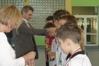 Mistrzostwa Powiatu Wejherowskiego w Halowej Piłce Nożnej Szkół Wiejskich 16.10.2012r.