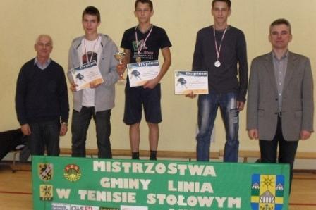 VI Indywidualne i Drużynowe Mistrzostwa Gminy Linia w Tenisie Stołowym 27-28.10.2012r.