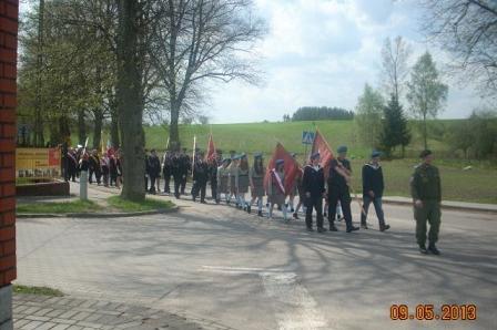Obchody 68 rocznicy zakończenia II Wojny Światowej - Strzepcz 09.05.2013r.