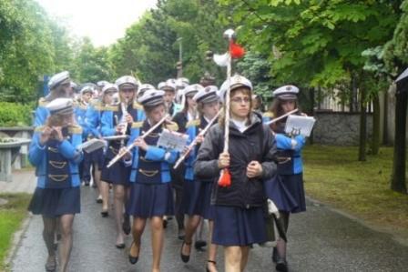 Gminna Orkiestra Dęta z Lini na V Ogólnopolskim Zlocie Chórów i Orkiestr w Licheniu 25.05.2013r.