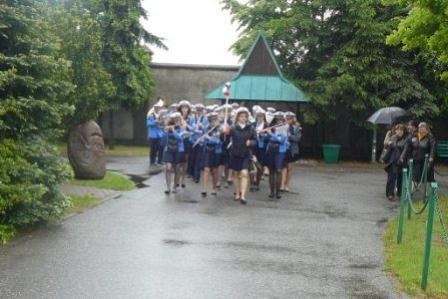 Gminna Orkiestra Dęta z Lini na V Ogólnopolskim Zlocie Chórów i Orkiestr w Licheniu 25.05.2013r.