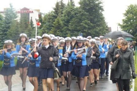 Gminna Orkiestra Dęta z Lini na V Ogólnopolskim Zlocie Chórów i Orkiestr w Licheniu 25.05.2013r.