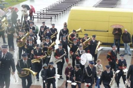 Gminna Orkiestra Dęta z Lini na V Ogólnopolskim Zlocie Chórów i Orkiestr w Licheniu 25.05.2013r.