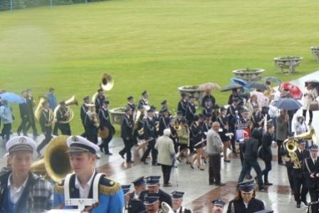 Gminna Orkiestra Dęta z Lini na V Ogólnopolskim Zlocie Chórów i Orkiestr w Licheniu 25.05.2013r.
