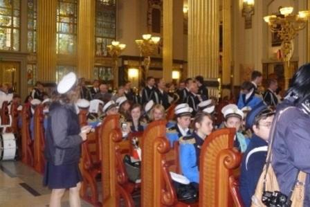 Gminna Orkiestra Dęta z Lini na V Ogólnopolskim Zlocie Chórów i Orkiestr w Licheniu 25.05.2013r.