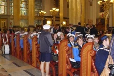 Gminna Orkiestra Dęta z Lini na V Ogólnopolskim Zlocie Chórów i Orkiestr w Licheniu 25.05.2013r.