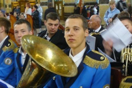 Gminna Orkiestra Dęta z Lini na V Ogólnopolskim Zlocie Chórów i Orkiestr w Licheniu 25.05.2013r.