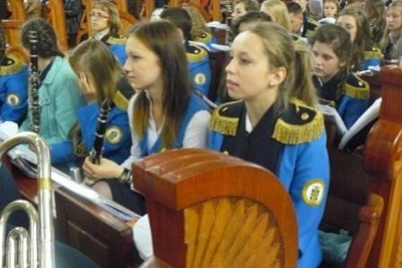 Gminna Orkiestra Dęta z Lini na V Ogólnopolskim Zlocie Chórów i Orkiestr w Licheniu 25.05.2013r.