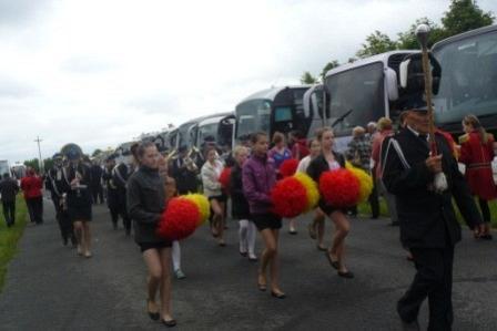 Gminna Orkiestra Dęta z Lini na V Ogólnopolskim Zlocie Chórów i Orkiestr w Licheniu 25.05.2013r.