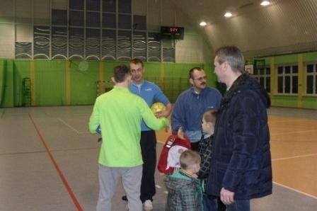 Otwarty Turniej Halowej Piłki Nożnej o Puchar Prezesa GS LZS w Lini 27.01.2013r.