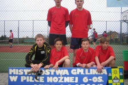 Mistrzostwa Gminy Linia w Piłce Nożnej 6-cio osobowej 03.05.2013r.