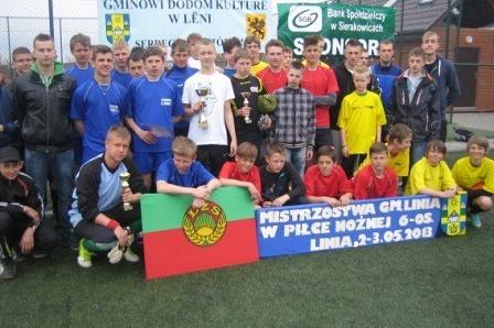 Mistrzostwa Gminy Linia w Piłce Nożnej 6-cio osobowej 03.05.2013r.