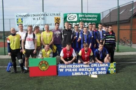 Mistrzostwa Gminy Linia w Piłce Nożnej 6-cio osobowej 03.05.2013r.