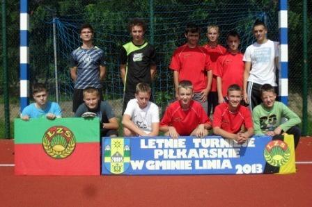 Letnie Turniej Piłkarskie o Puchar Przewodniczącego Rady Gminy Linia 24/25.08.2013r.