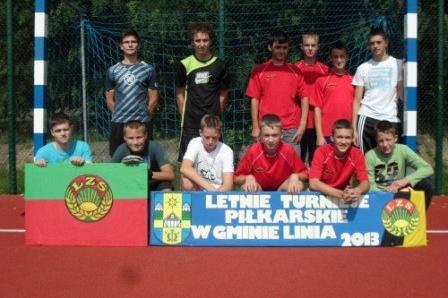 Letnie Turniej Piłkarskie o Puchar Przewodniczącego Rady Gminy Linia 24/25.08.2013r.
