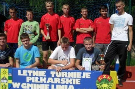 Letnie Turniej Piłkarskie o Puchar Przewodniczącego Rady Gminy Linia 24/25.08.2013r.