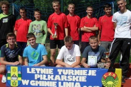Letnie Turniej Piłkarskie o Puchar Przewodniczącego Rady Gminy Linia 24/25.08.2013r.