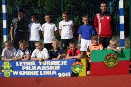 Letnie Turniej Piłkarskie o Puchar Przewodniczącego Rady Gminy Linia 24/25.08.2013r.