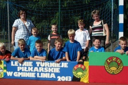 Letnie Turniej Piłkarskie o Puchar Przewodniczącego Rady Gminy Linia 24/25.08.2013r.