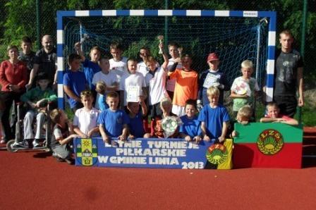 Letnie Turniej Piłkarskie o Puchar Przewodniczącego Rady Gminy Linia 24/25.08.2013r.