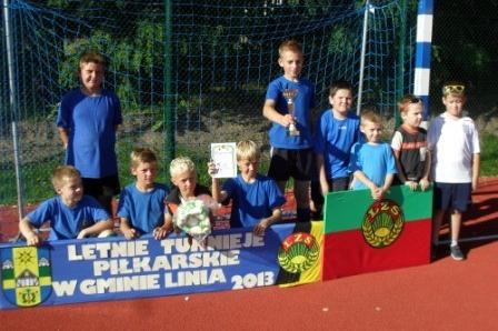 Letnie Turniej Piłkarskie o Puchar Przewodniczącego Rady Gminy Linia 24/25.08.2013r.