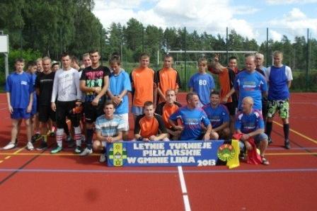 Letnie Turniej Piłkarskie o Puchar Przewodniczącego Rady Gminy Linia 24/25.08.2013r.