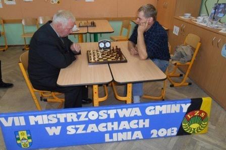 VII Mistrzostwa Gminy Linia w Szachach 13.10.2013r.