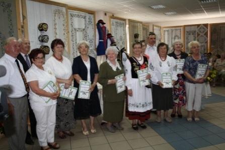 Podsumowanie i otwarcie wystawy Haft Kaszubski - Linia 2014 10.06.2014r.