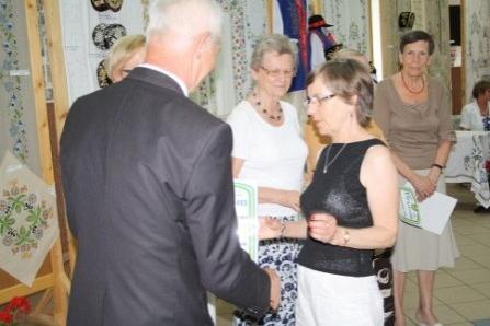 Podsumowanie i otwarcie wystawy Haft Kaszubski - Linia 2014 10.06.2014r.
