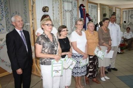 Podsumowanie i otwarcie wystawy Haft Kaszubski - Linia 2014 10.06.2014r.